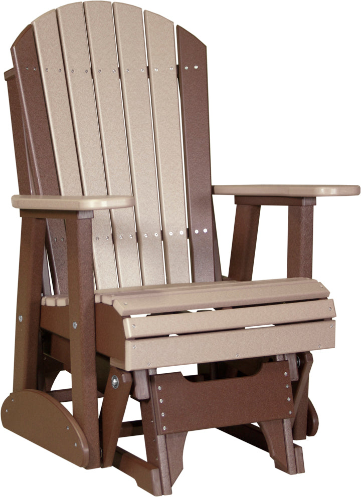 Adirondack Poly Glider Chair by LuxCraft