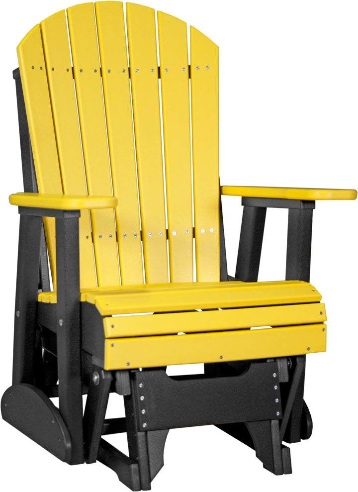 Adirondack Poly Glider Chair by LuxCraft