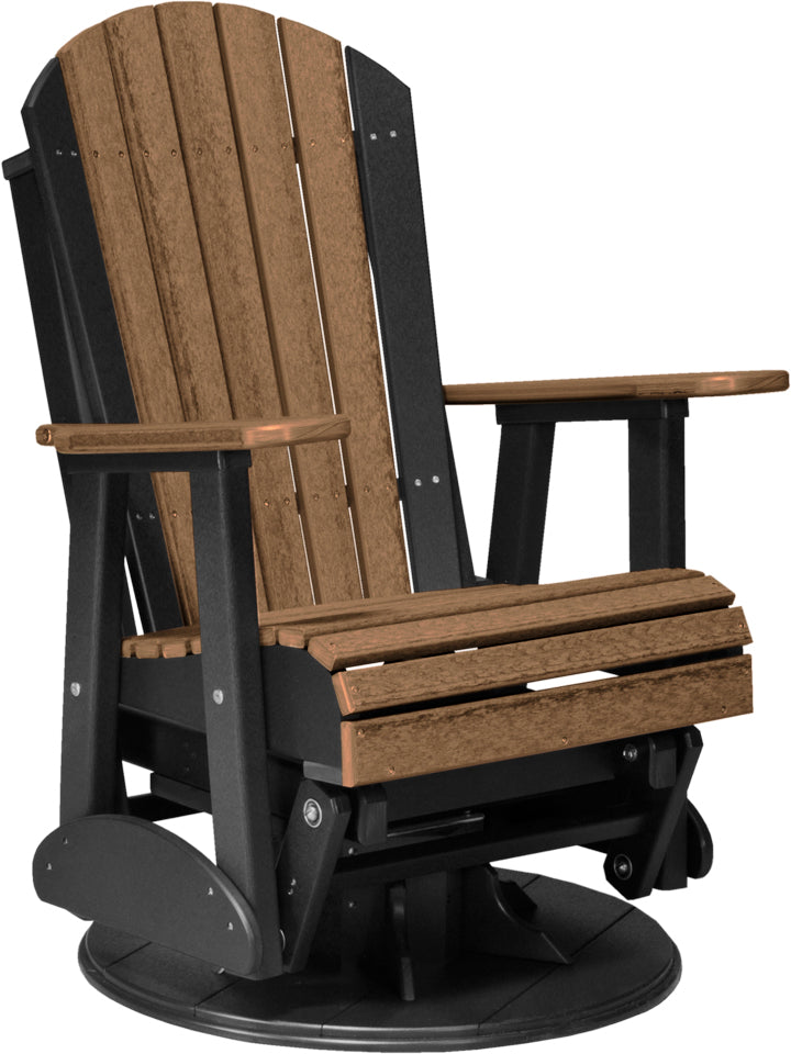 Adirondack Swivel Glider Chair by LuxCraft