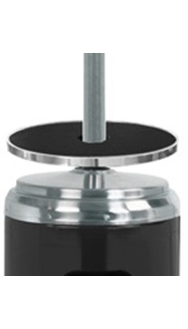 87" Outdoor Two Toned Patio Heater in Stainless Steel and Hammered Bronze
