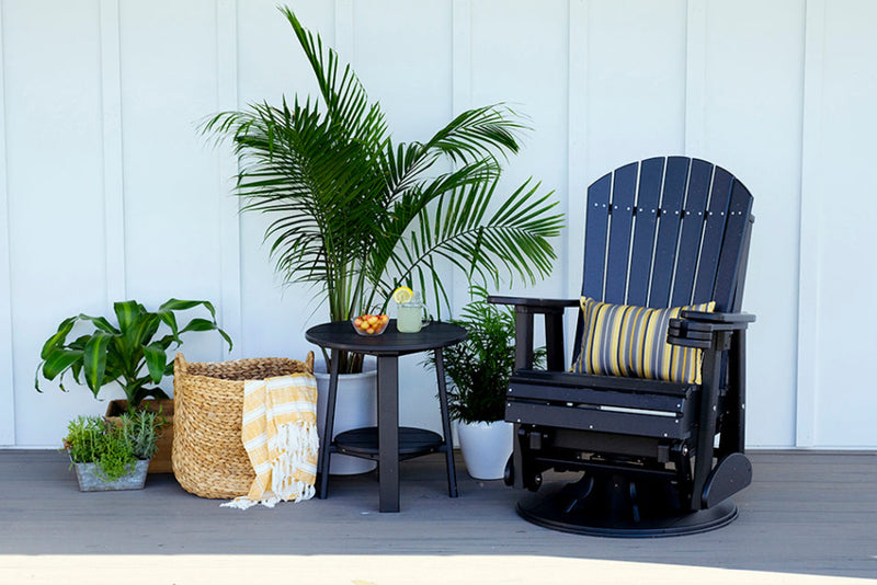 Adirondack Swivel Glider Chair by LuxCraft