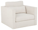 Fairfield Chair Banks Swivel Chair in Cream (sku: P-3003-31-B)