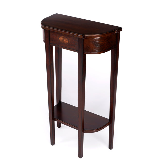Wendell 17.5 in. W Demilune Wood Console Table with Lower Open Shelf by Butler Specialty Company