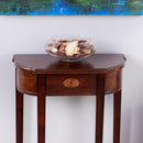Wendell 17.5 in. W Demilune Wood Console Table with Lower Open Shelf by Butler Specialty Company