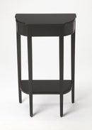 Wendell 17.5 in. W Demilune Wood Console Table with Lower Open Shelf by Butler Specialty Company