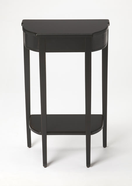 Wendell 17.5 in. W Demilune Wood Console Table with Lower Open Shelf by Butler Specialty Company