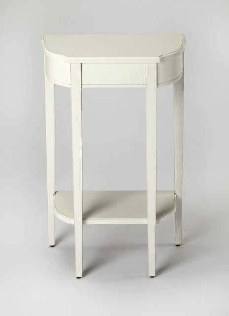 Wendell 17.5 in. W Demilune Wood Console Table with Lower Open Shelf by Butler Specialty Company