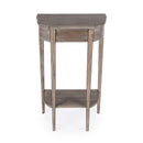 Wendell 17.5 in. W Demilune Wood Console Table with Lower Open Shelf by Butler Specialty Company