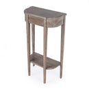 Wendell 17.5 in. W Demilune Wood Console Table with Lower Open Shelf by Butler Specialty Company