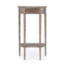 Wendell 17.5 in. W Demilune Wood Console Table with Lower Open Shelf by Butler Specialty Company
