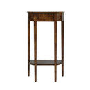 Wendell 17.5 in. W Demilune Wood Console Table with Lower Open Shelf by Butler Specialty Company