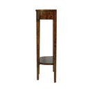 Wendell 17.5 in. W Demilune Wood Console Table with Lower Open Shelf by Butler Specialty Company