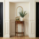 Wendell 17.5 in. W Demilune Wood Console Table with Lower Open Shelf by Butler Specialty Company
