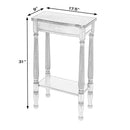 Whitney 17.5 in. W Rectangular Wood Console Table with Lower Open Shelf by Butler Specialty Company