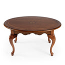 Grace 38 in. W Oval Wood Traditional Queen Anne Coffee Table by Butler Specialty Company