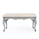 Grace 38 in. W Rectangular Upholstered and Wooden Traditional Queen Anne Accent Bench by Butler Specialty Company
