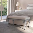 Grace 38 in. W Rectangular Upholstered and Wooden Traditional Queen Anne Accent Bench by Butler Specialty Company