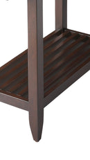 Irvine 12 in. W Rectangular Wood Side Table with Pull-Out Tray and Lower Open Shelf by Butler Specialty Company