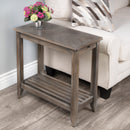 Irvine 12 in. W Rectangular Wood Side Table with Pull-Out Tray and Lower Open Shelf by Butler Specialty Company