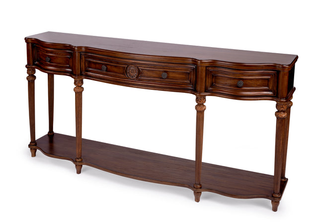 Peyton 72 in. W Wood 3 Drawer Traditional Console Table with Lower Shelf by Butler Specialty Company