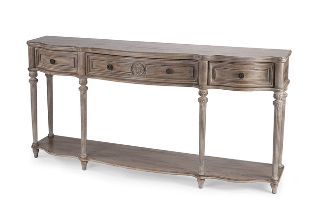 Peyton 72 in. W Wood 3 Drawer Traditional Console Table with Lower Shelf by Butler Specialty Company