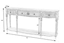 Peyton 72 in. W Wood 3 Drawer Traditional Console Table with Lower Shelf by Butler Specialty Company