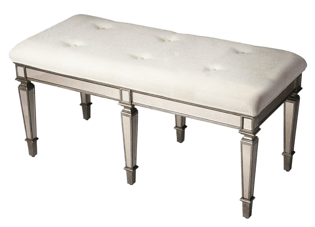 Celeste 42.25 in. W Rectangular Mirrored Bench by Butler Specialty Company