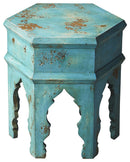 Tangiers 14 in. W Hexagon Solid Wood Side Table by Butler Specialty Company