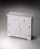 Vivienne 29 in. W Rectangular Bone Inlay 1 Drawer 2 Door Console Chest by Butler Specialty Company