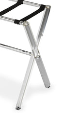 Crystal 24 in. W Rectangular Clear Acrylic Folding Luggage Rack by Butler Specialty Company