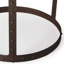Bonham 24 in W Round Iron Side Table by Butler Specialty Company