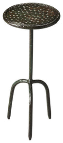 Founders 9 in. W Round Iron Industrial Side Table by Butler Specialty Company