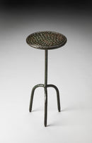 Founders 9 in. W Round Iron Industrial Side Table by Butler Specialty Company
