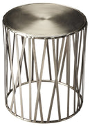 Kruse 15.5 in. W Round Iron Drum Side Table by Butler Specialty Company