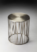 Kruse 15.5 in. W Round Iron Drum Side Table by Butler Specialty Company