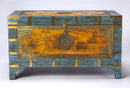 Nador 32 in. W Rectangular Hand-Painted Brass Inlay Storage Trunk Coffee Table by Butler Specialty Company