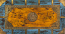 Nador 32 in. W Rectangular Hand-Painted Brass Inlay Storage Trunk Coffee Table by Butler Specialty Company