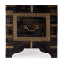 Nador Hand-Painted Brass Inlay Storage Trunk Coffee Table by Butler Specialty Company