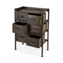 Cameron 23 in. W Rectangular Iron Industrial Chic 6 Drawer Accent Chest by Butler Specialty Company