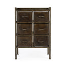 Cameron 23 in. W Rectangular Iron Industrial Chic 6 Drawer Accent Chest by Butler Specialty Company