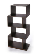 Stockholm 21.5 in. W x 47.5 in. H Abstract Wood 4 Shelf Modern Etagere Bookshelf by Butler Specialty Company