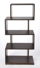 Stockholm 21.5 in. W x 47.5 in. H Abstract Wood 4 Shelf Modern Etagere Bookshelf by Butler Specialty Company