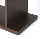 Stockholm 21.5 in. W x 47.5 in. H Abstract Wood 4 Shelf Modern Etagere Bookshelf by Butler Specialty Company