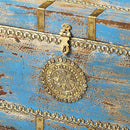 Neela 31.5 in. W Rectangular Painted Brass Inlay Storage Trunk by Butler Specialty Company