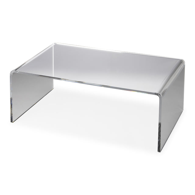 Crystal 38 in. W Rectangular Clear Acrylic Coffee Table by Butler Specialty Company