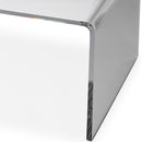 Crystal 38 in. W Rectangular Clear Acrylic Coffee Table by Butler Specialty Company