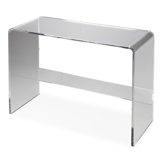 Crystal 38 in. W Rectangular Clear Acrylic Console Table by Butler Specialty Company