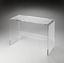 Crystal 38 in. W Rectangular Clear Acrylic Console Table by Butler Specialty Company