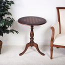 Colbert 22 in. W Round  Wood Pedestal Game/Accent Table by Butler Specialty Company