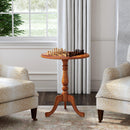 Colbert 22 in. W Round  Wood Pedestal Game/Accent Table by Butler Specialty Company